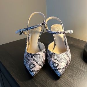 Snakeskin heels
